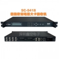 SC-5418四路欧标地面波大卡接收机数字电视前端系统处理节目设备
