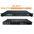 SC-5417四路欧标地面波大卡接收机4路输出数字电视前端系统处理节目设备